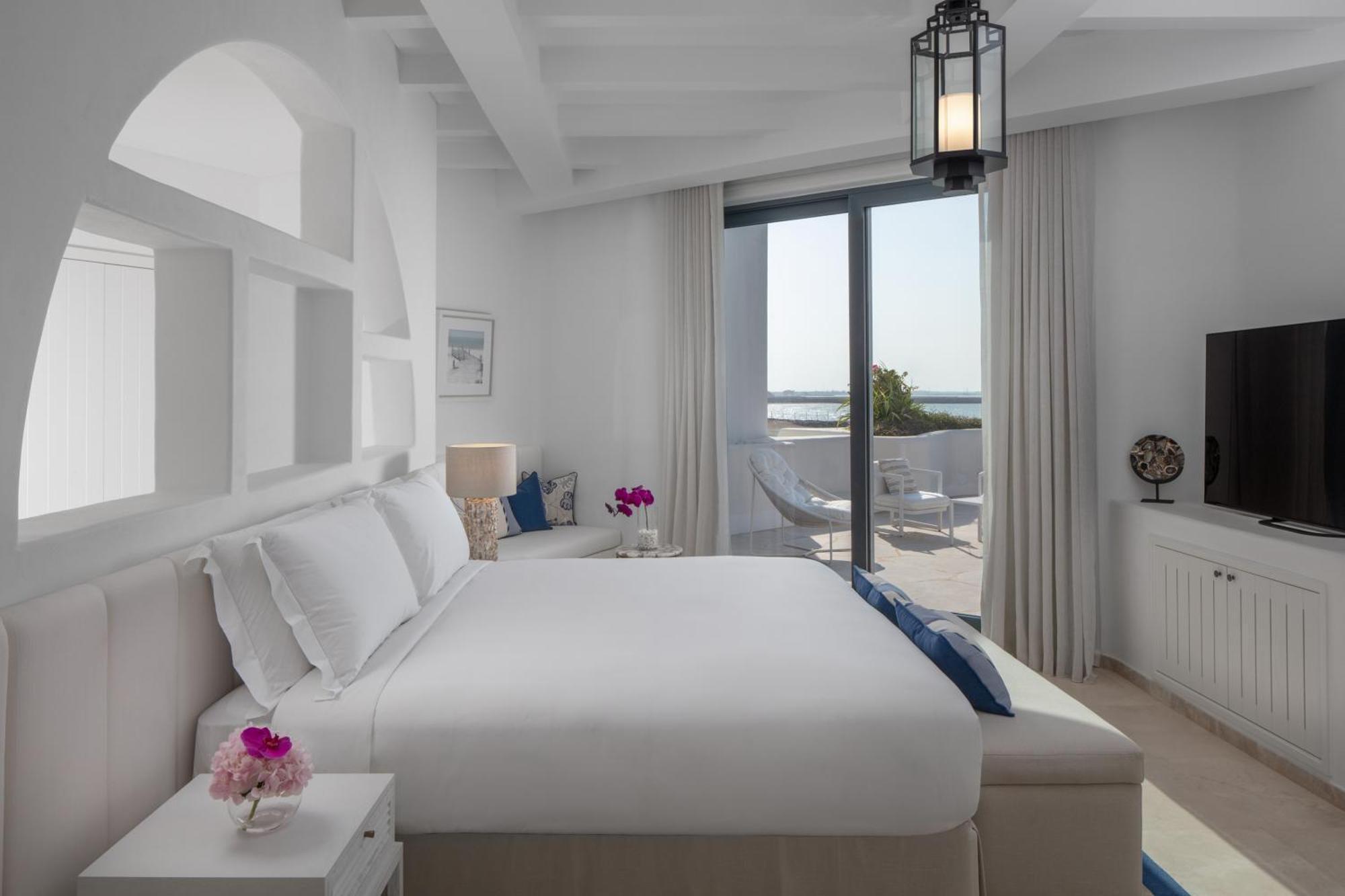 Anantara Santorini Abu Dhabi Retreat-Adults Only Otel Al Rahba Dış mekan fotoğraf